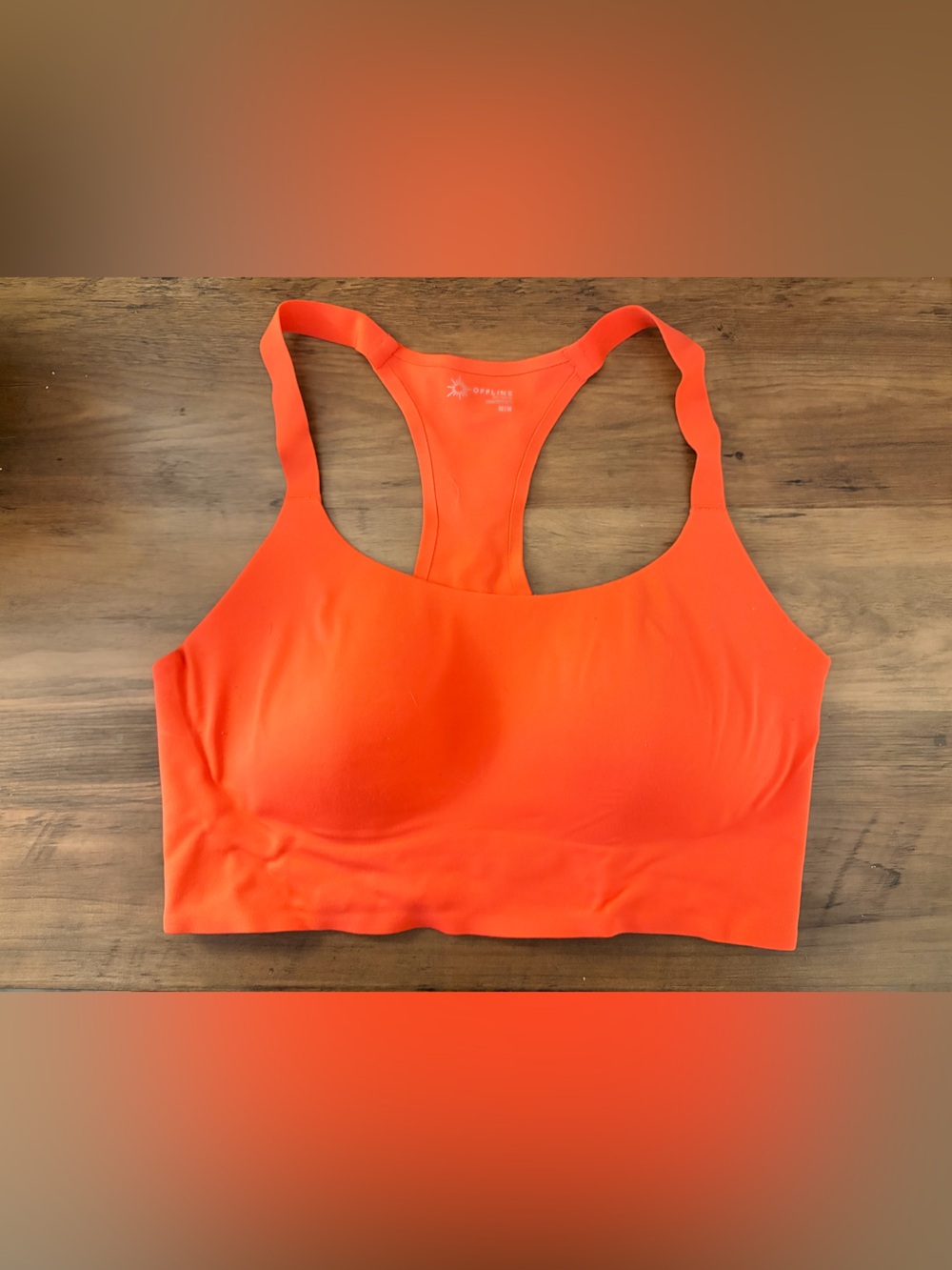 OFFLINE by aerie - Real Me Hold Up! Racerback sports bra - Size M - Resort Red